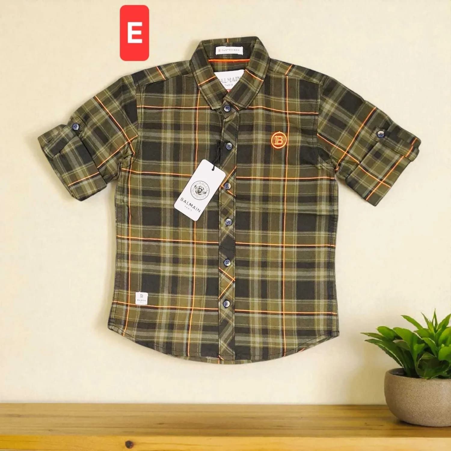 One Shirt, Two Styles – Full Sleeve or Half, Your Choice! Green(3-4) - Image 2