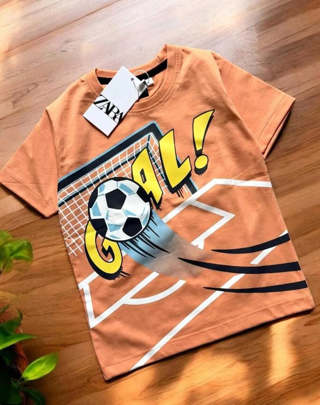 Boys' Graphic T-Shirts –  Pure Cotton! Ball(5) - Image 1