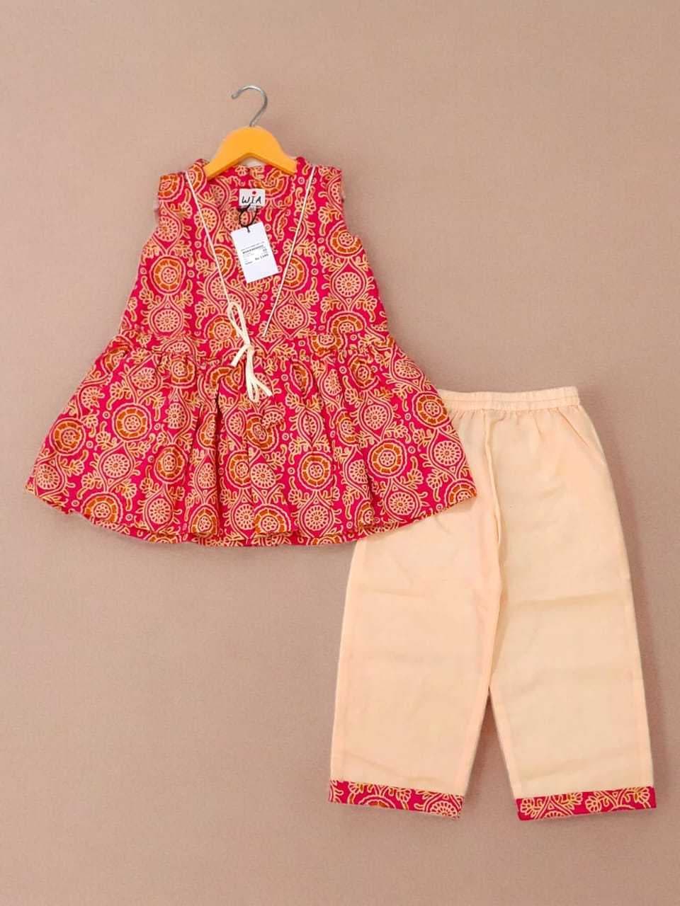 Jaipuri Cotton Sets for Kids - Comfort Meets Tradition! Red(7) - Image 1
