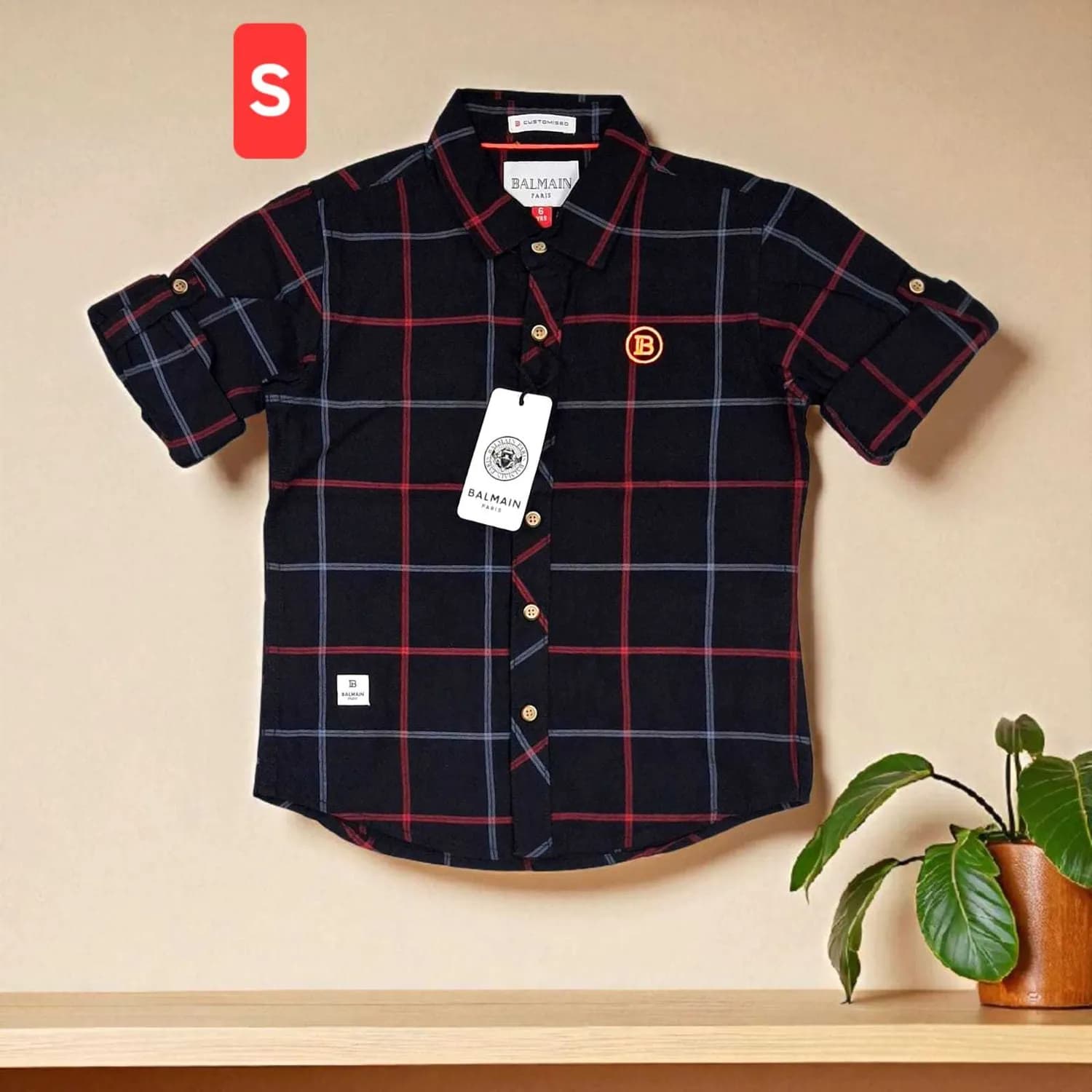 One Shirt, Two Styles – Full Sleeve or Half, Your Choice! Black(3-4) - Image 1