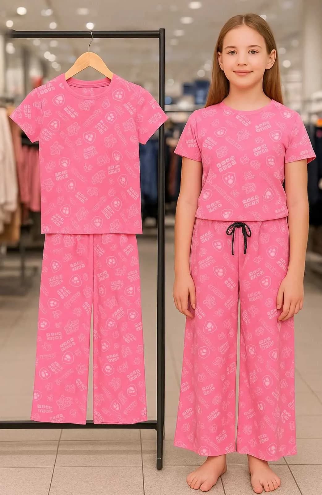 Trendy Cotton Palazzo Sets for Girls - Stylish & Comfy! Pink(3) - Image 1
