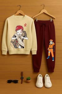 Premium Naruto Kids Loopknit Set - Perfect For Winters - Sandal(5-6)