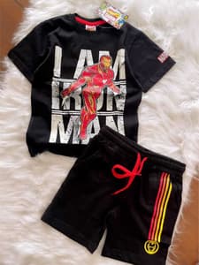 Iron Man Shorts Set for Boys! Black(2)