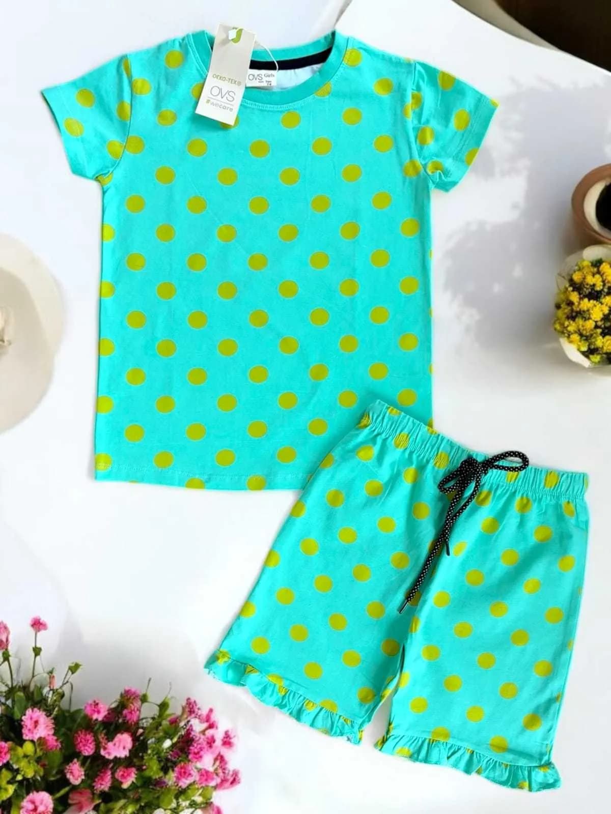 Kids' Cotton Co-ords Sets – Soft. Comfy. Playful. Blue(7) - Image 1