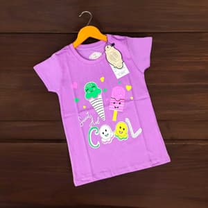 Girls Premium Tshirts Violet(13)